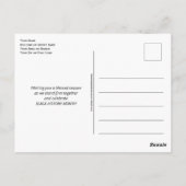 ZWARTE GESCHIEDENIS MAAND resistentie Briefkaart (Achterkant)