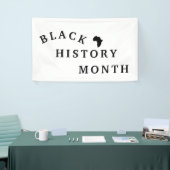 zwarte geschiedenis maand spandoek (Beurs)