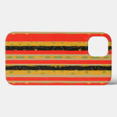 Zwarte Geschiedenis Maand Stripes Patroon Case-Mate iPhone Case (Achterkant (horizontaal))
