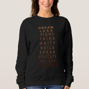 Zwarte geschiedenis Maand T-shirt Dream Net als Ma