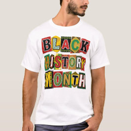 Zwarte Geschiedenis Maand T-shirt – Pride Cultuur 