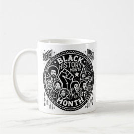 Zwarte Geschiedenis Maand Tribute Koffiemok