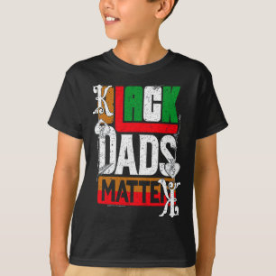 Zwarte Geschiedenis Maand Trots Poker Speler Vader T-shirt