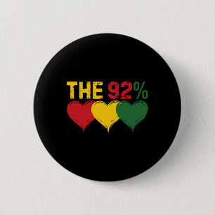 Zwarte Geschiedenis Maand van de Vrouw De 92% Art  Ronde Button 5,7 Cm