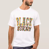 Zwarte Geschiedenis - Maand van de zwarte geschied T-shirt (Voorkant)