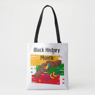 Zwarte Geschiedenis Maand Vieren Rise Together Tote Bag