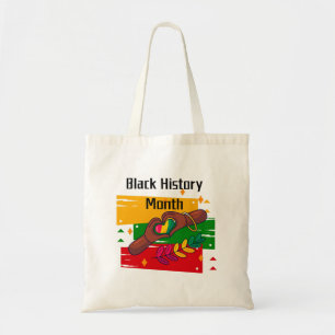 Zwarte Geschiedenis Maand Vieren Rise Together Tote Bag