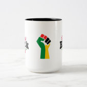 Zwarte geschiedenis maand viering Koffie Mok (Center)