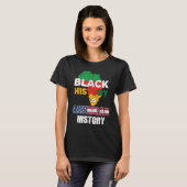 Zwarte Geschiedenis Maand vrouwen Afrikaanse Ameri T-shirt (Voorkant volledig)