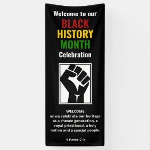 ZWARTE GESCHIEDENIS MAAND Welkom Conferentie Verti Spandoek