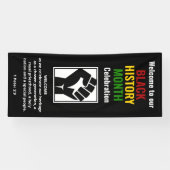ZWARTE GESCHIEDENIS MAAND Welkom Conferentie Verti Spandoek (Horizontaal)