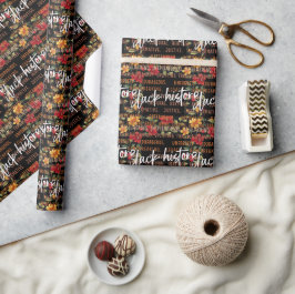 Zwarte Geschiedenis Maand Wrapping Paper Vibrant F Cadeaupapier