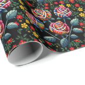 Zwarte Geschiedenis Maand Wrapping Paper Vibrant F Cadeaupapier (Rol Hoek)