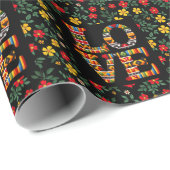 Zwarte Geschiedenis Maand Wrapping Paper Vibrant F Cadeaupapier (Rol Hoek)