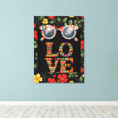 Zwarte Geschiedenis Maand Wrapping Paper Vibrant F Canvas Afdruk (Insitu (Houten vloer))