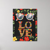 Zwarte Geschiedenis Maand Wrapping Paper Vibrant F Canvas Afdruk (Voorkant)