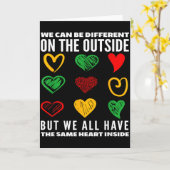 Zwarte Geschiedenis Maand Zelfde Hart Binnen Kaart (Gele Bloem)