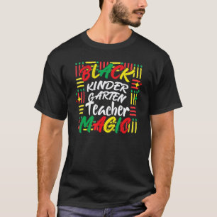 Zwarte Geschiedenis Maand Zwarte Kleuterleraar Mag T-shirt