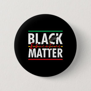 Zwarte Geschiedenis Maand Zwarte Onderwijzers Prob Ronde Button 5,7 Cm
