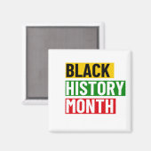 ZWARTE GESCHIEDENIS MAGNEET (Voorkant / Achterkant)