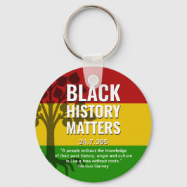 Zwarte geschiedenis MARCUS GARVEY Sleutelhanger