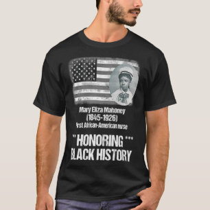 Zwarte geschiedenis met 1e Afrikaanse Amerikaanse  T-shirt