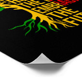 Zwarte geschiedenis met respect voor het verleden  poster (Hoek)