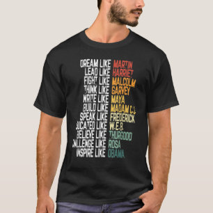 Zwarte Geschiedenis Mo van de grootste Afrikaanse  T-shirt