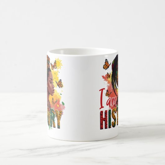 Zwarte geschiedenis Mokken & Cups Ontwerp (Center)