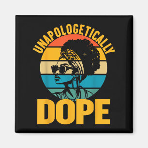 Zwarte Geschiedenis Onverbloemd Afro Melanine Meis Magneet