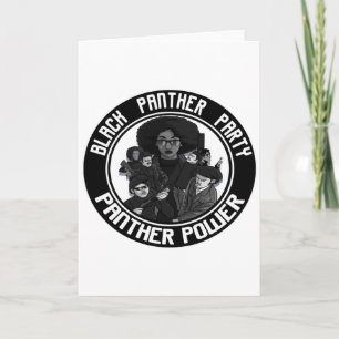 Zwarte Geschiedenis Panther Partij Afro Burgerrech Kaart