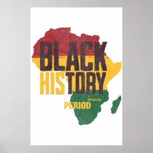 Zwarte Geschiedenis Periode Afrika Kaart Homeschoo Poster