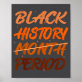 Zwarte Geschiedenis Periode Afro-Amerikaanse Gesch Poster (Voorkant)