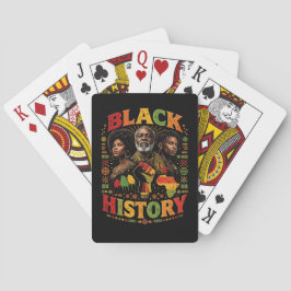 Zwarte Geschiedenis Pokerkaarten