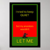 Zwarte geschiedenis poster (Voorkant)