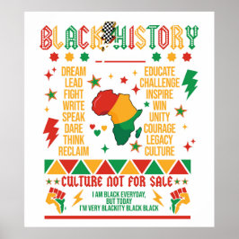 Zwarte geschiedenis poster