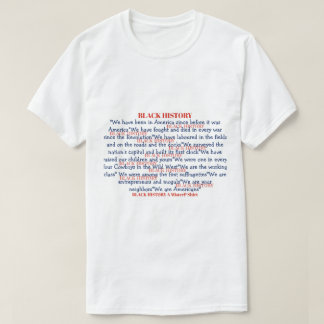 Zwarte Geschiedenis RWB (dubbelzijdig) - Een Miste T-shirt