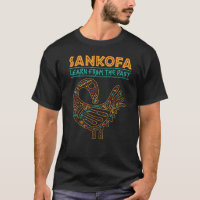Zwarte Geschiedenis Sankofa Afrikaanse vogel Leer 