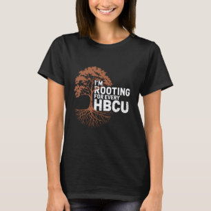 Zwarte Geschiedenis Steun voor elke HBCU leraar Ma T-shirt