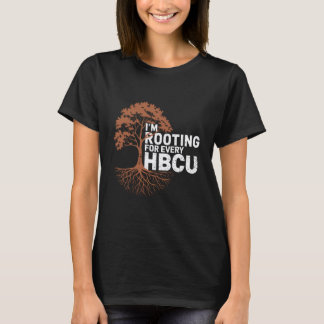 Zwarte Geschiedenis Steun voor elke HBCU leraar Ma T-shirt