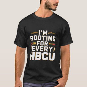 Zwarte Geschiedenis Steun voor elke HBCU leraar Ma T-shirt