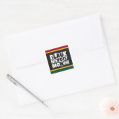 Zwarte Geschiedenis Sticker (Envelop)