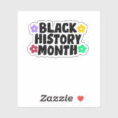 Zwarte Geschiedenis Sticker (Vel)