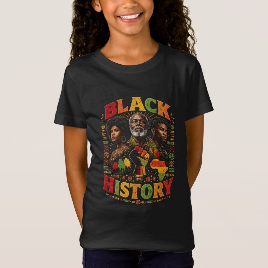 Zwarte Geschiedenis T-shirt (Voorkant)