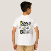 Zwarte geschiedenis t-shirt (Achterkant volledig)