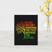 zwarte geschiedenis ter ere van de afrikaanse trot kaart (Gele Bloem)
