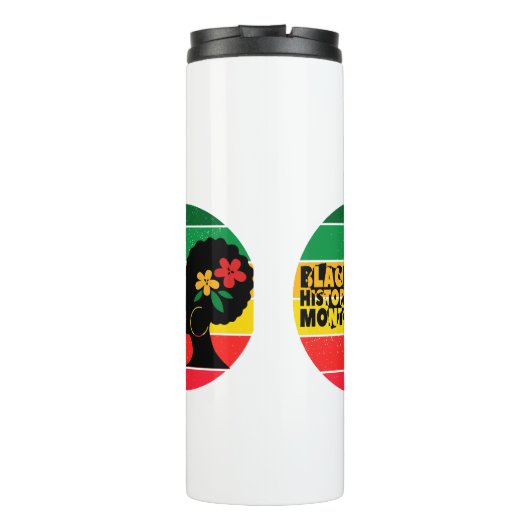 Zwarte geschiedenis thermosbeker (Achterkant)