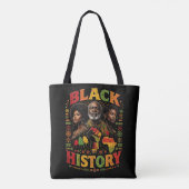 Zwarte Geschiedenis Tote Bag (Achterkant)