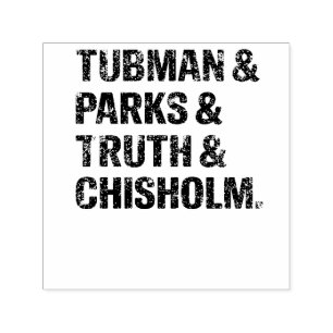 Zwarte geschiedenis: Tubman, Parken, Waarheid, Chi Zelfinktende Stempel