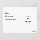 Zwarte geschiedenis van de 11e Dag van de Vrijheid Briefkaart (Achterkant)